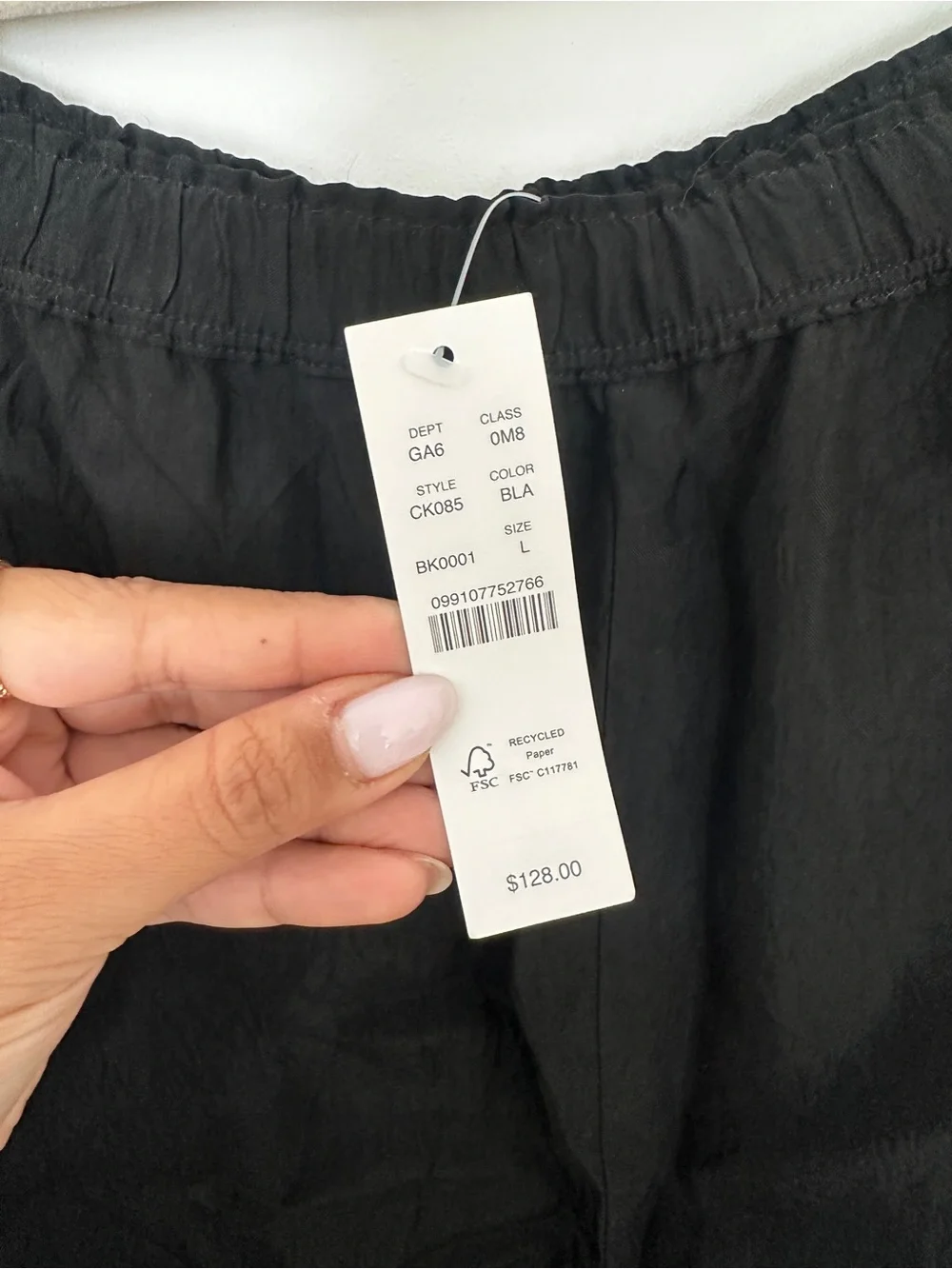 NWT J. Crew 5” Stratus Lace-Trim Satin Black Shorts